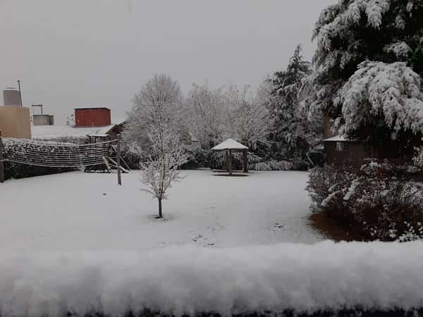 Paisaje de invierno en Los Reartes