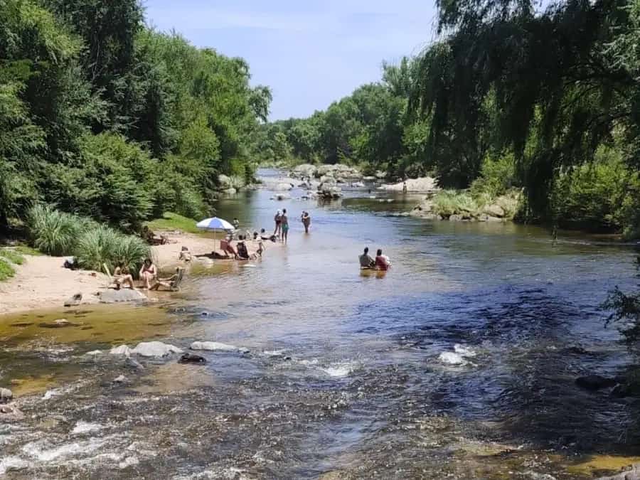 Río Los Reartes y sus playas